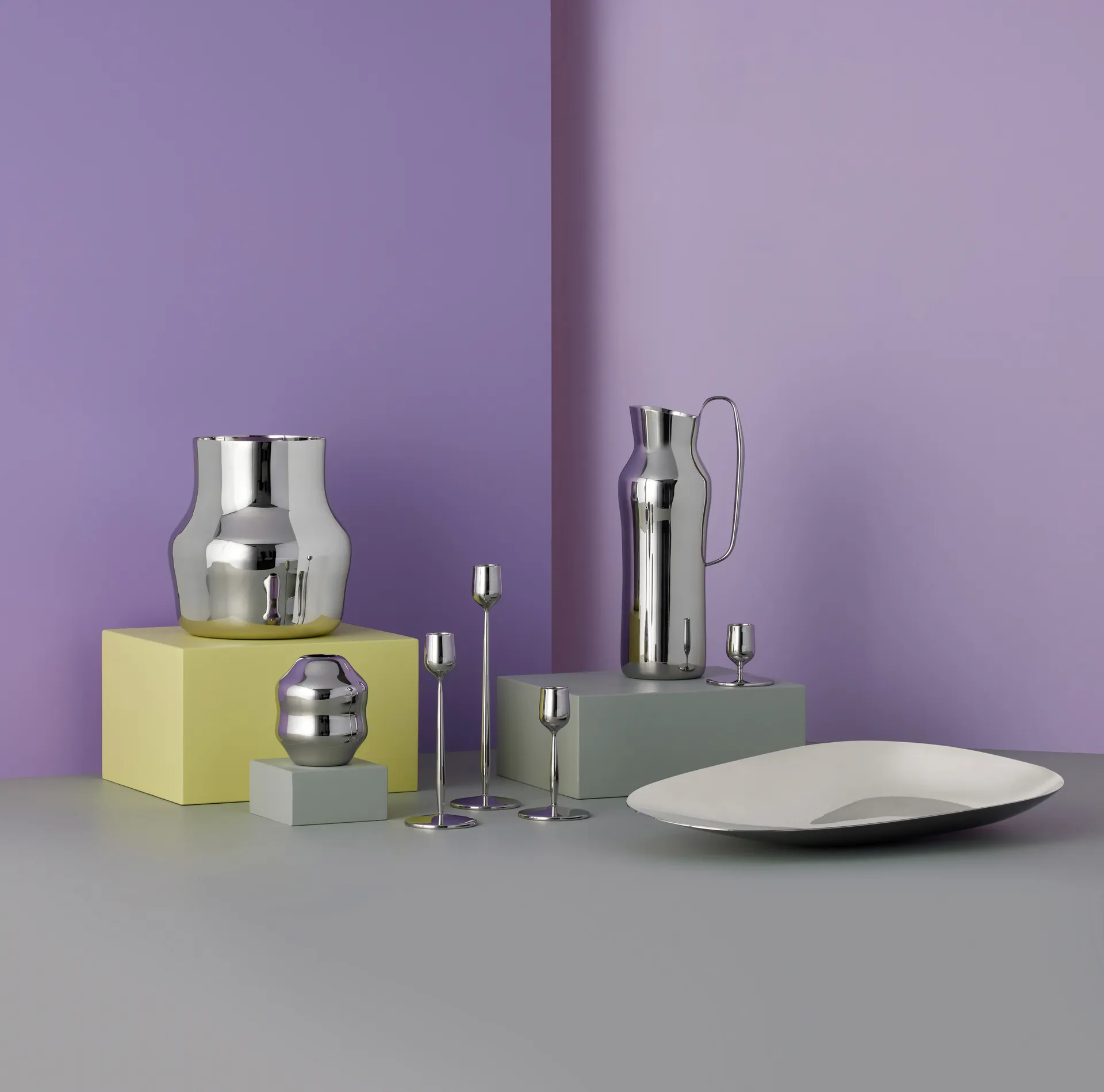 Dorotea pires 42 cm, Aço polido Gense