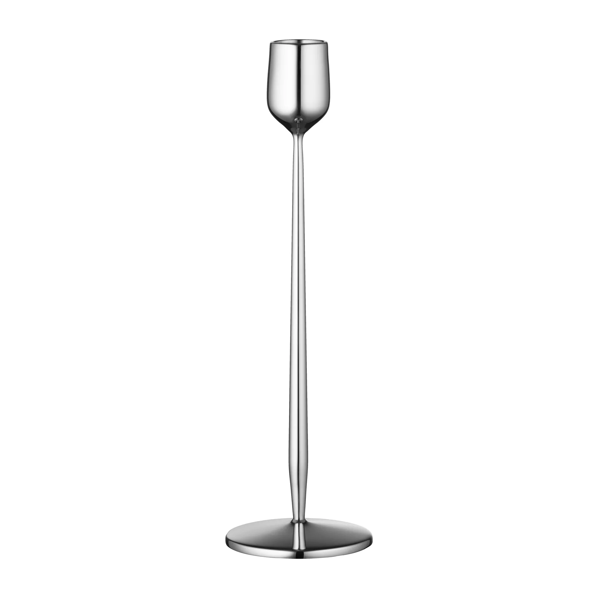 Dorotea suporte de vela 23,5 cm, Aço polido Gense