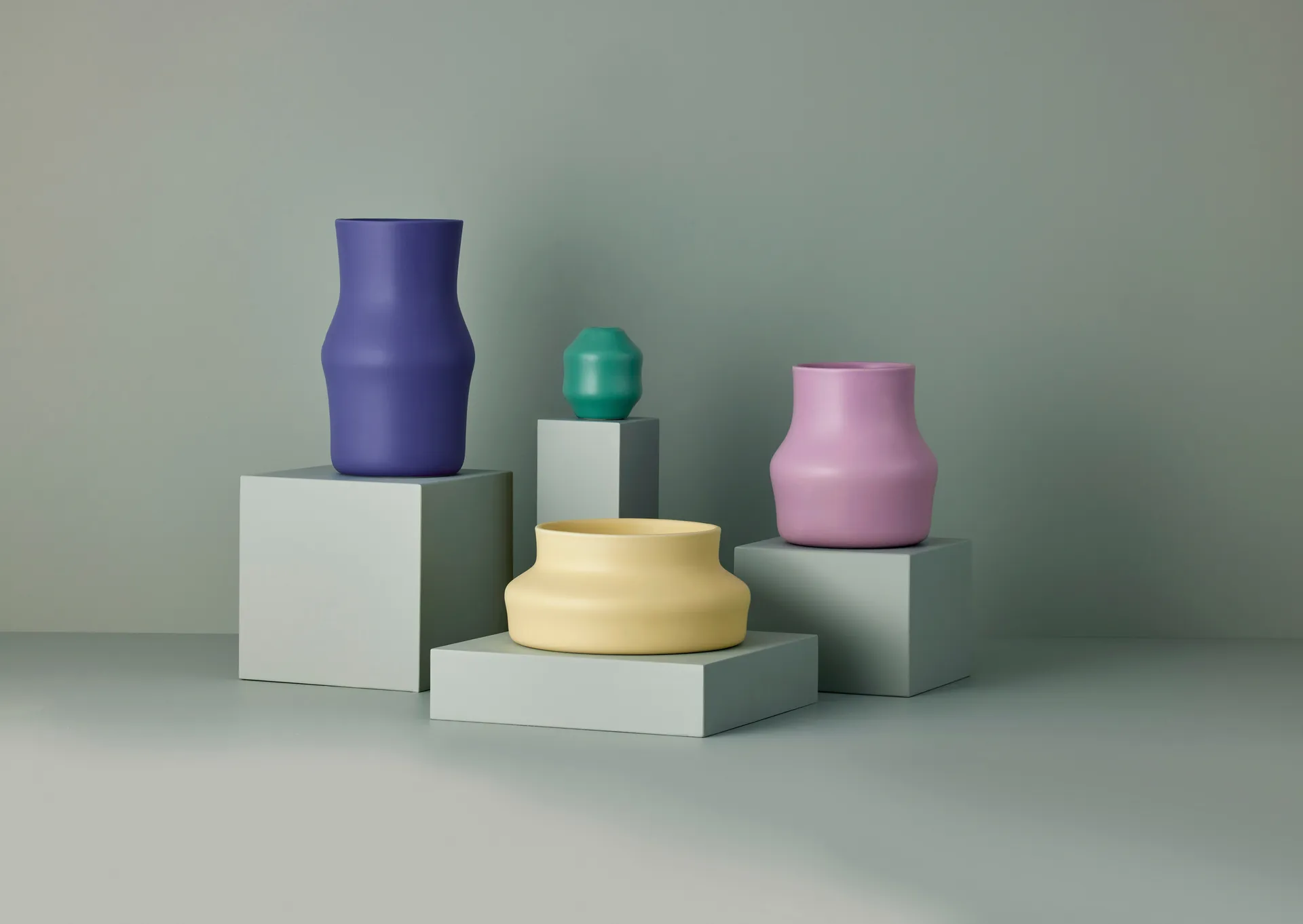 Dorotea vaso 17x28 cm, Iris blue Gense