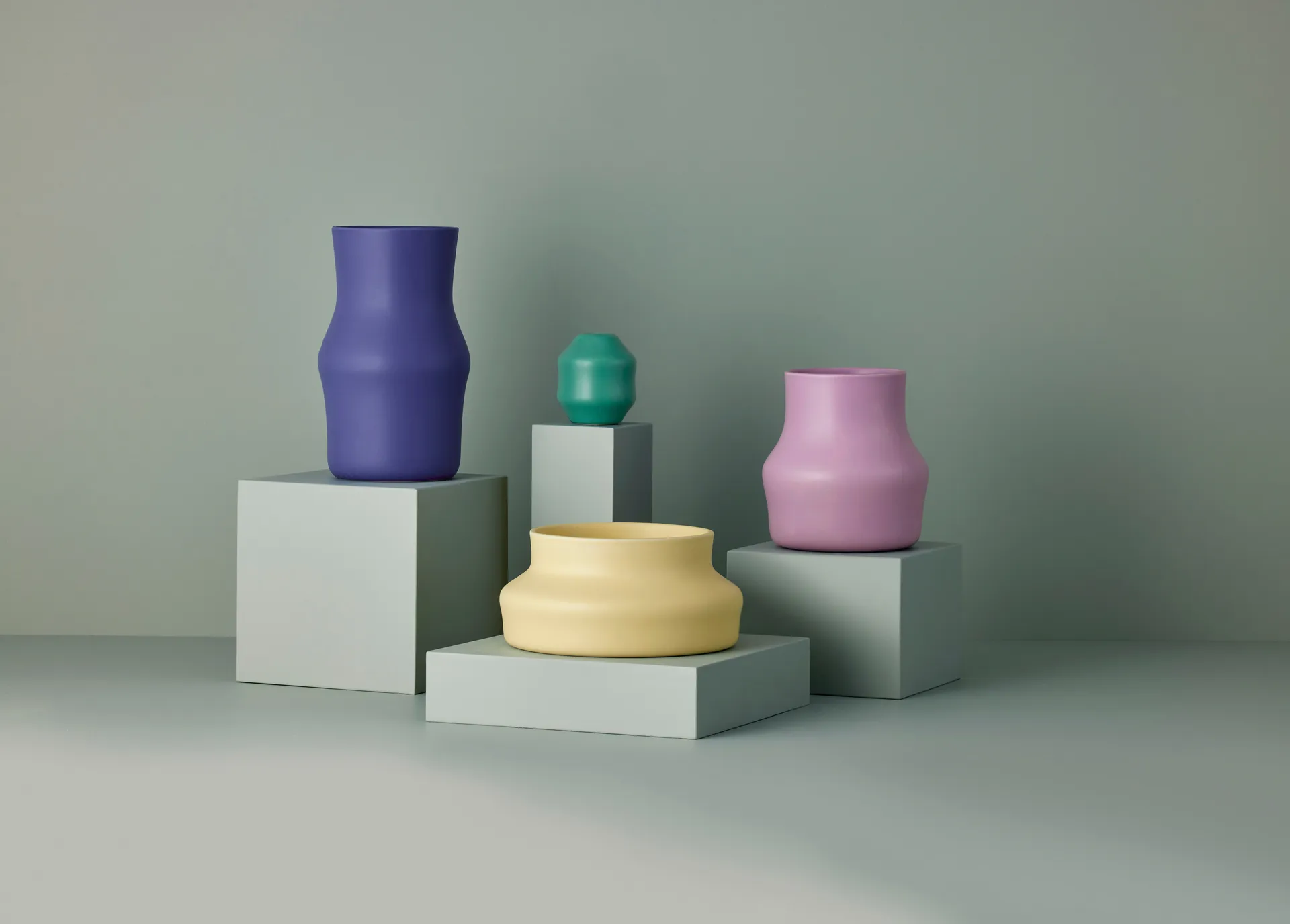 Dorotea vaso 9x10 cm, Verde mar Gense