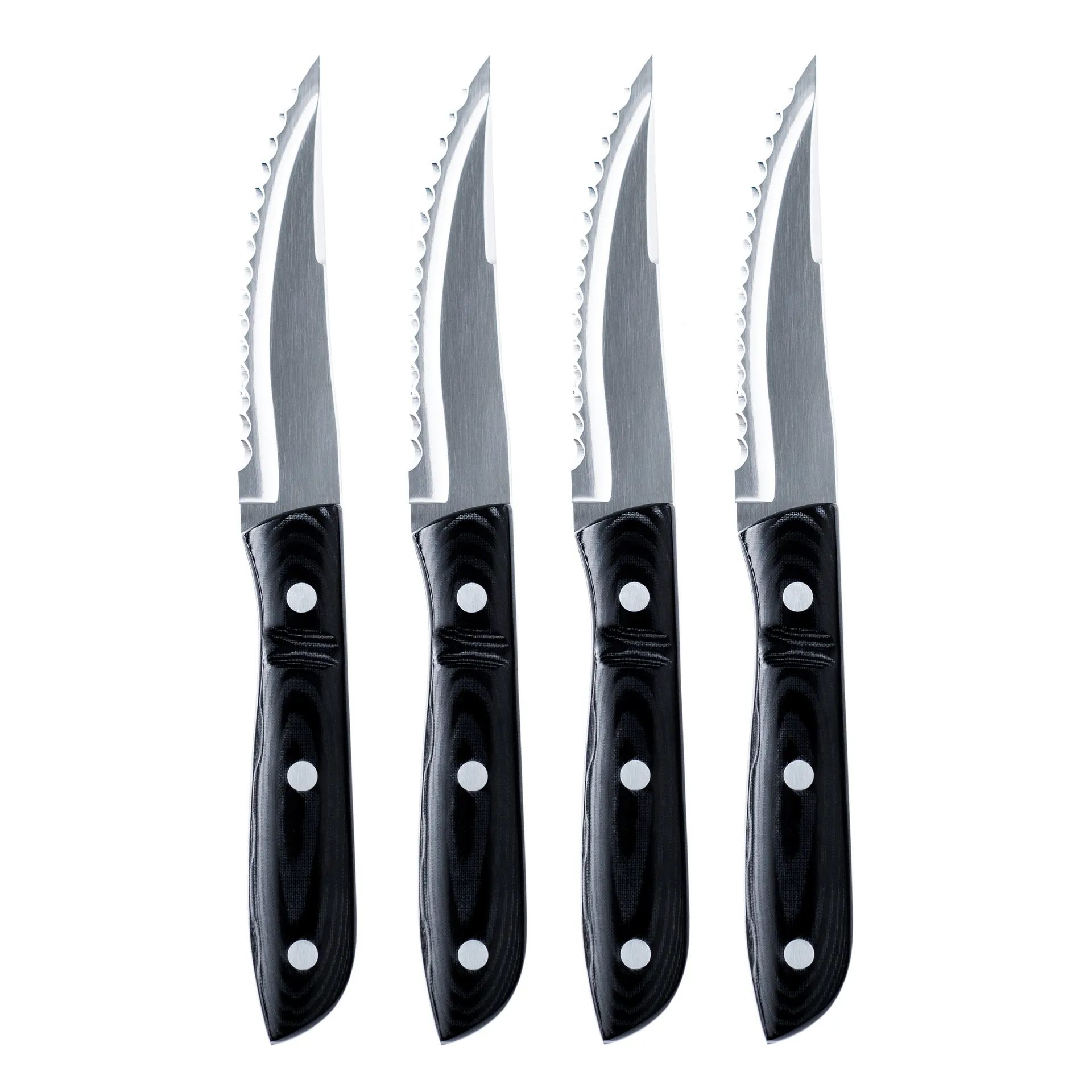 Faca para carne Old Farmer XL Micarta, conjunto de 4 Gense