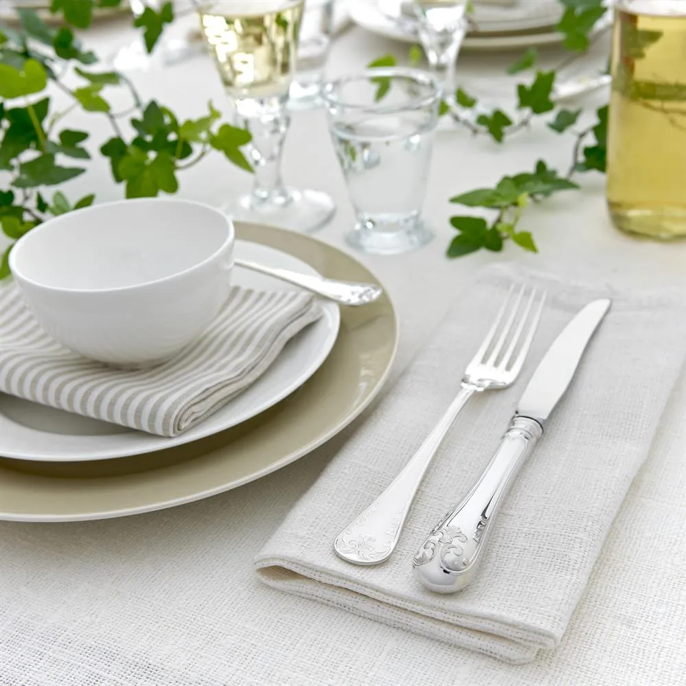 Garfo de prata Gammal Fransk, 20 cm Gense