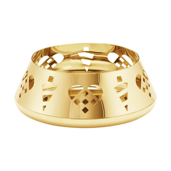2025 års castiçal para vela de coluna - Aço inoxidável folheado a ouro - Georg Jensen