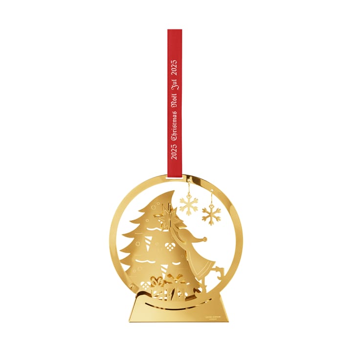 2025 års enfeite de Natal globo de neve - Latão folheado a ouro - Georg Jensen