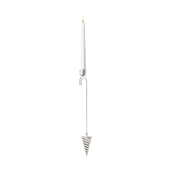 2025 års suporte em forma de cone para vela da árvore de Natal - Liga de zinco banhada a paládio - Georg Jensen