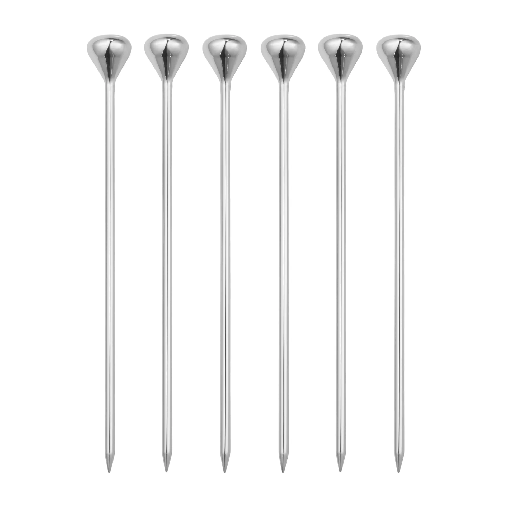 Agitadores de cocktail Sky, 6 un., Aço inoxidável Georg Jensen
