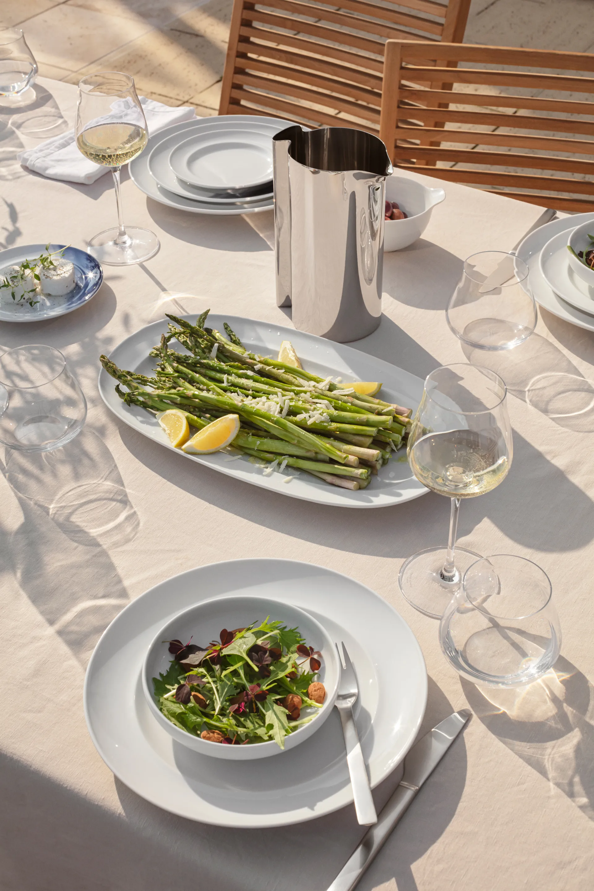 Bandeja oval Koppel 23 cm, Branco Georg Jensen