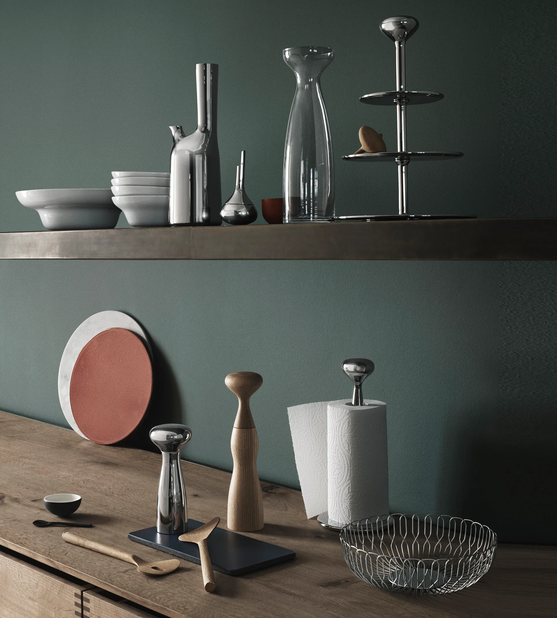 Base para bolos Alfredo de 3 andares, 30 cm Georg Jensen