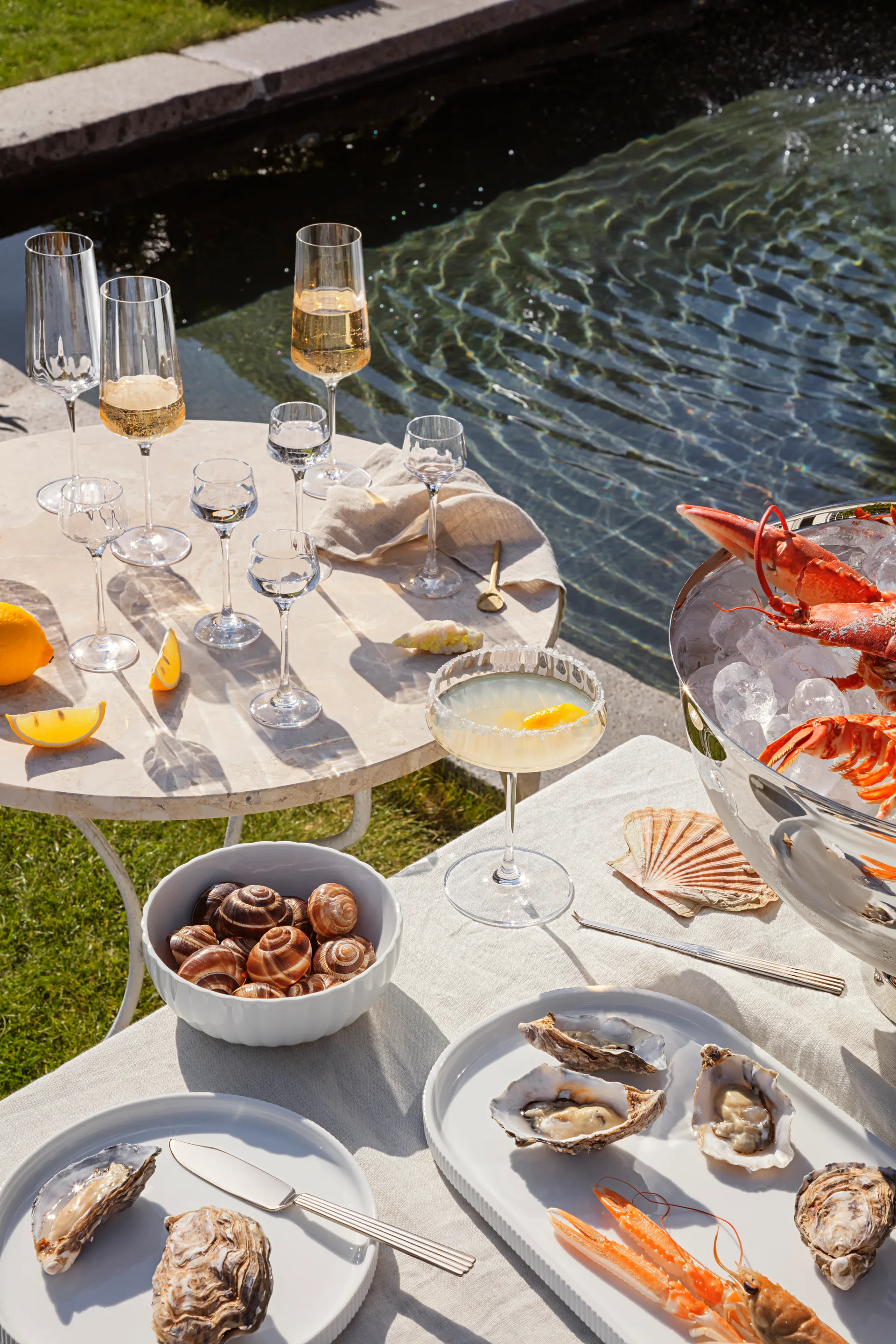 Bernadotte faca de peixe 2 unid., Aço inoxidável Georg Jensen