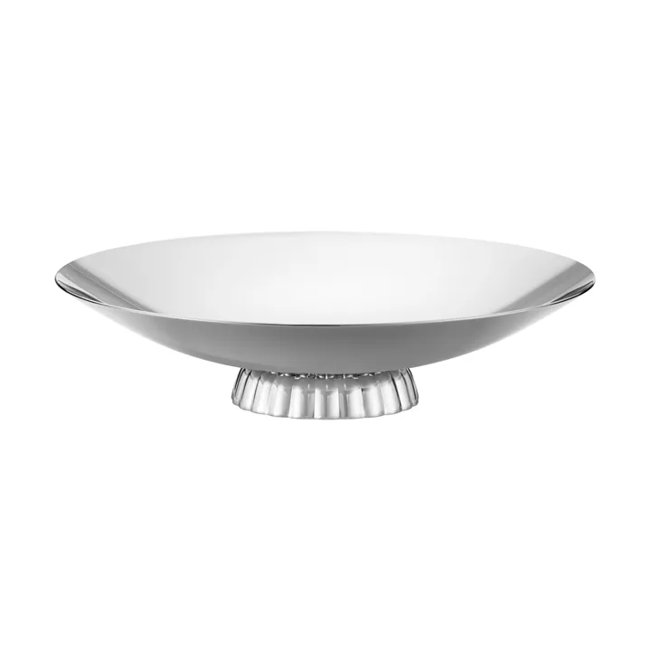 Bernadotte prato de servir baixo - Aço inoxidável, Ø28 cm - Georg Jensen