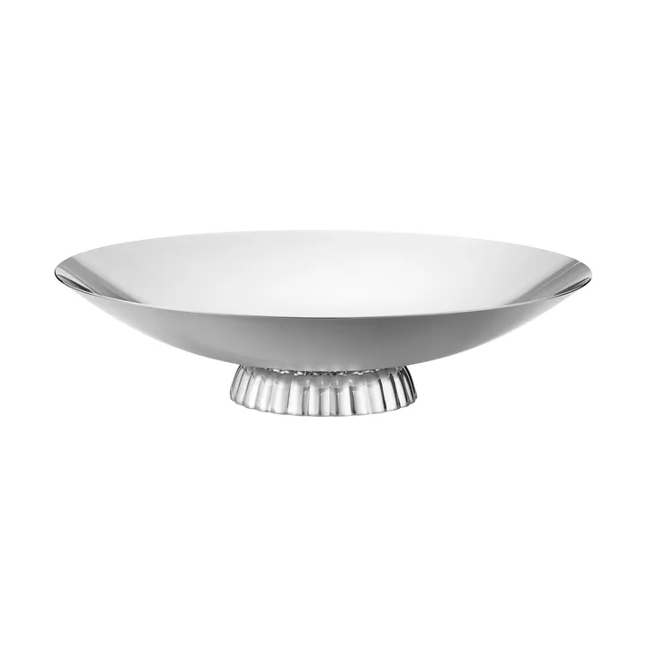 Bernadotte prato de servir baixo - Aço inoxidável, Ø34 cm - Georg Jensen