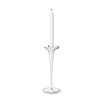 Bloom castiçais para velas cónicas - Aço inoxidável, grandes, pack de 2 - Georg Jensen