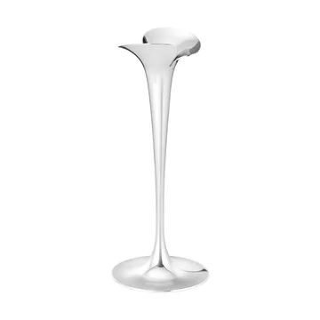 Bloom castiçais para velas cónicas - Aço inoxidável, grandes, pack de 2 - Georg Jensen