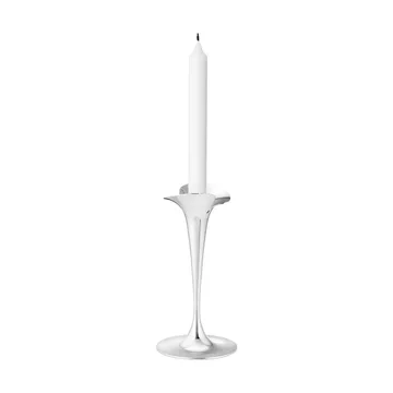 Bloom castiçais para velas cónicas - Aço inoxidável, pequeno, 2-unidades - Georg Jensen