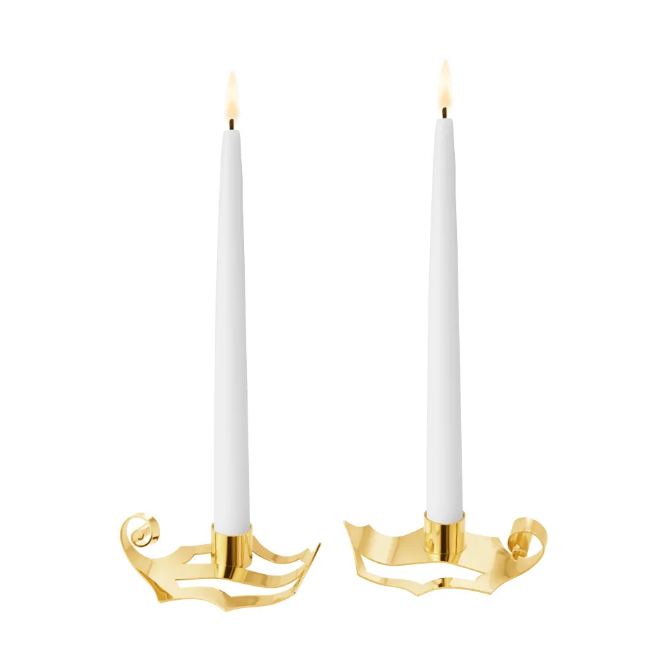 castiçais de 2026, Dourado, 2 peças Georg Jensen