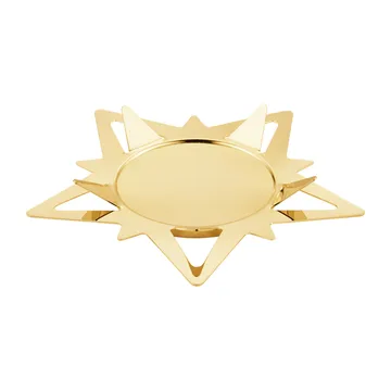 Castiçal Classic Christmas Star Ø16 cm - Ouro - Georg Jensen