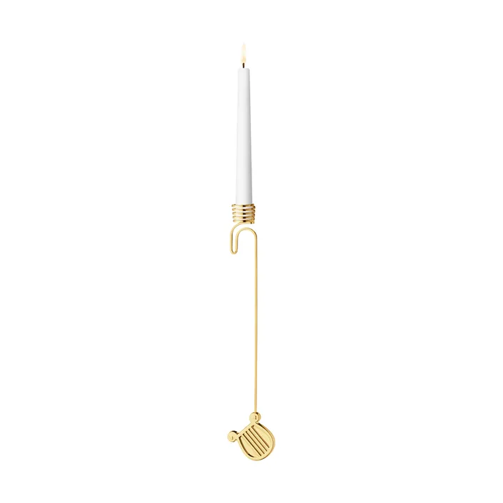 castiçal de 2026 - Harpa, dourado - Georg Jensen
