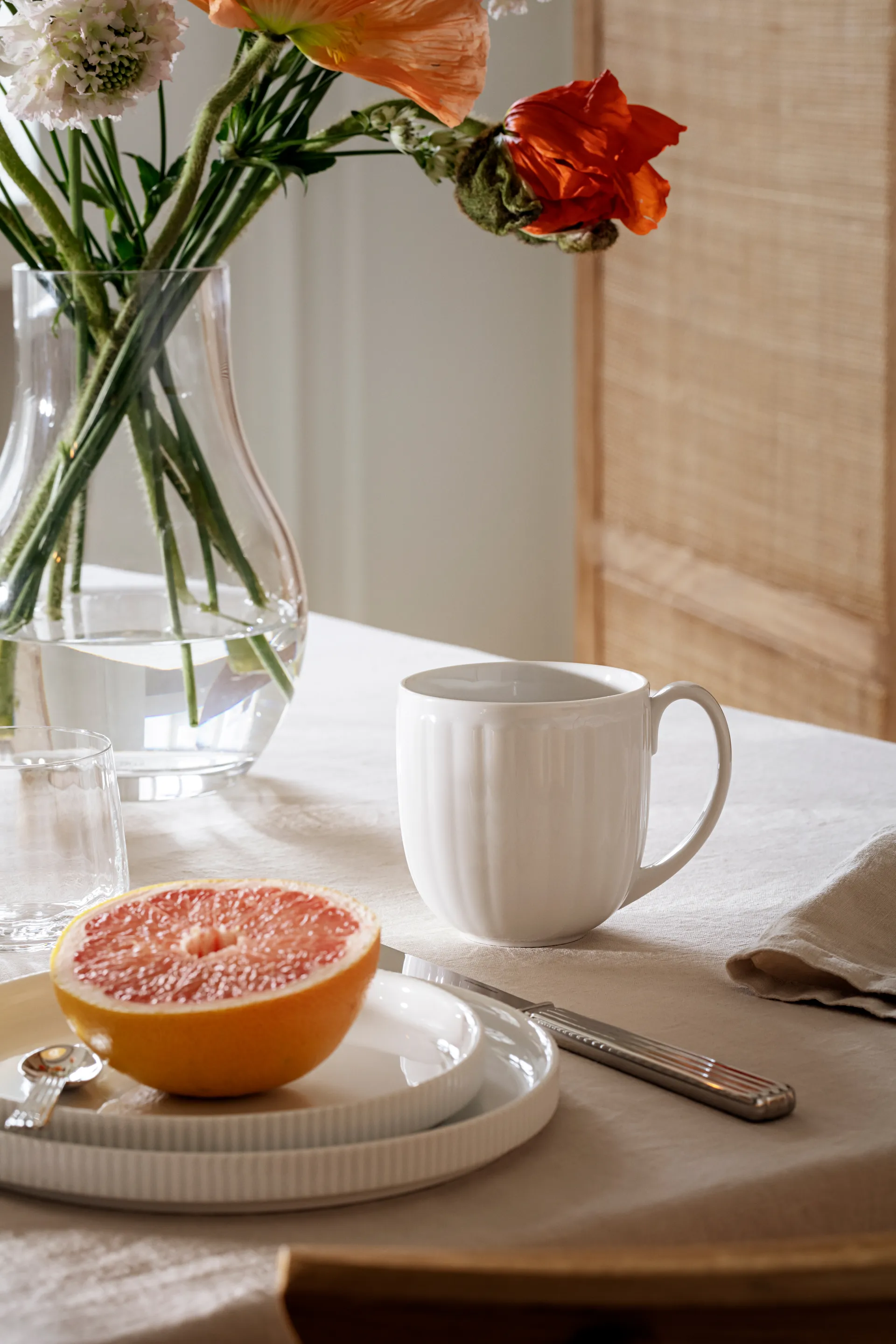 Chávena Bernadotte 30 cl 2-unidades, Branco  Georg Jensen