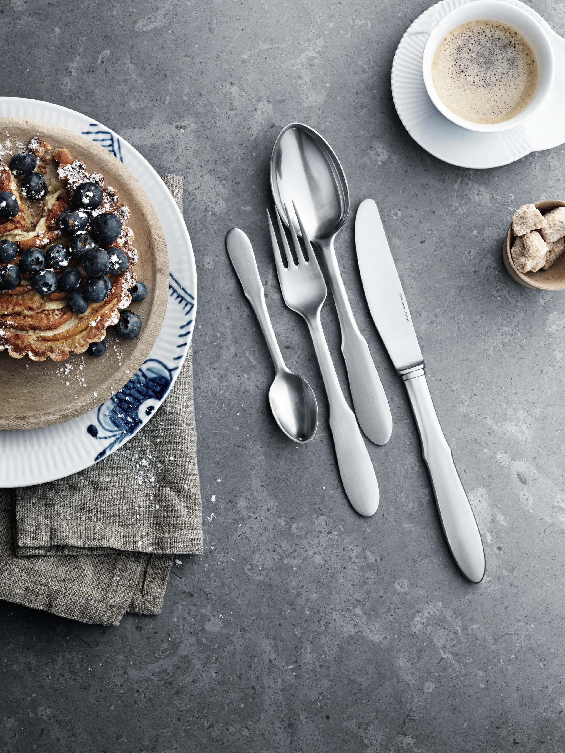 Colher mate Mitra, Aço inoxidável Georg Jensen