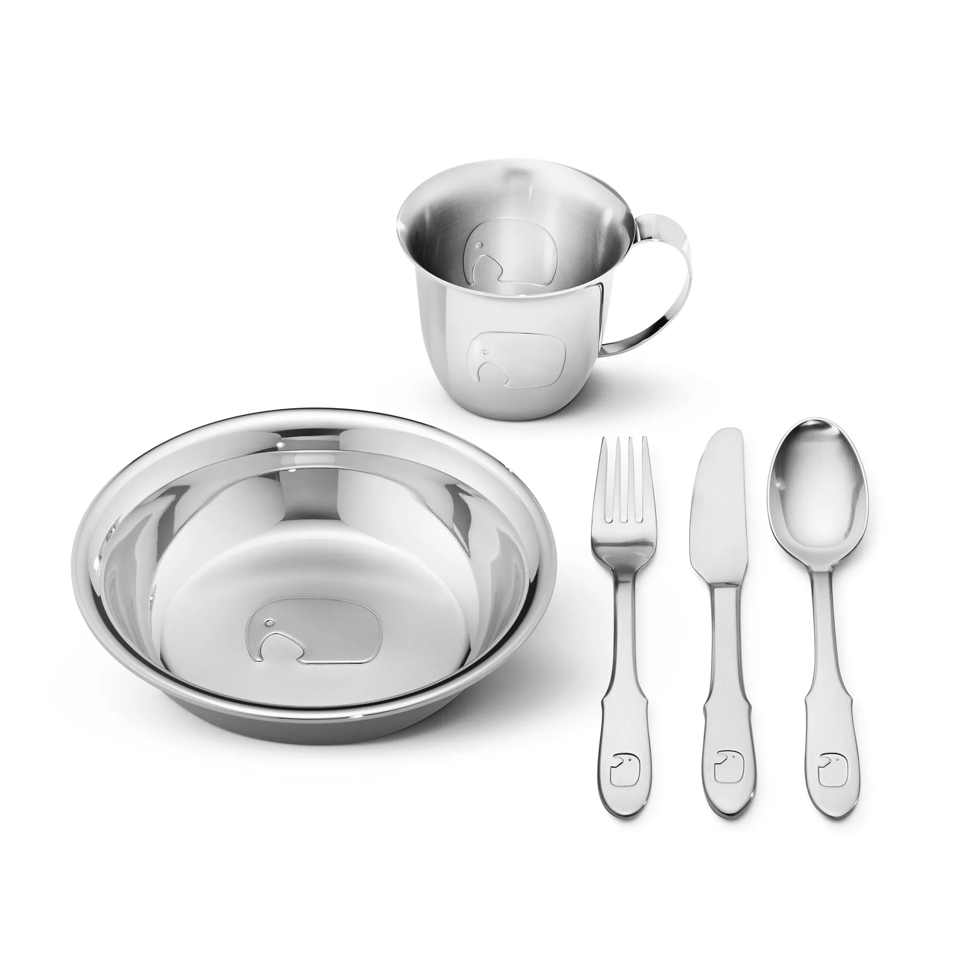 Conjunto de jantar infantil Elephant, 5 peças Georg Jensen