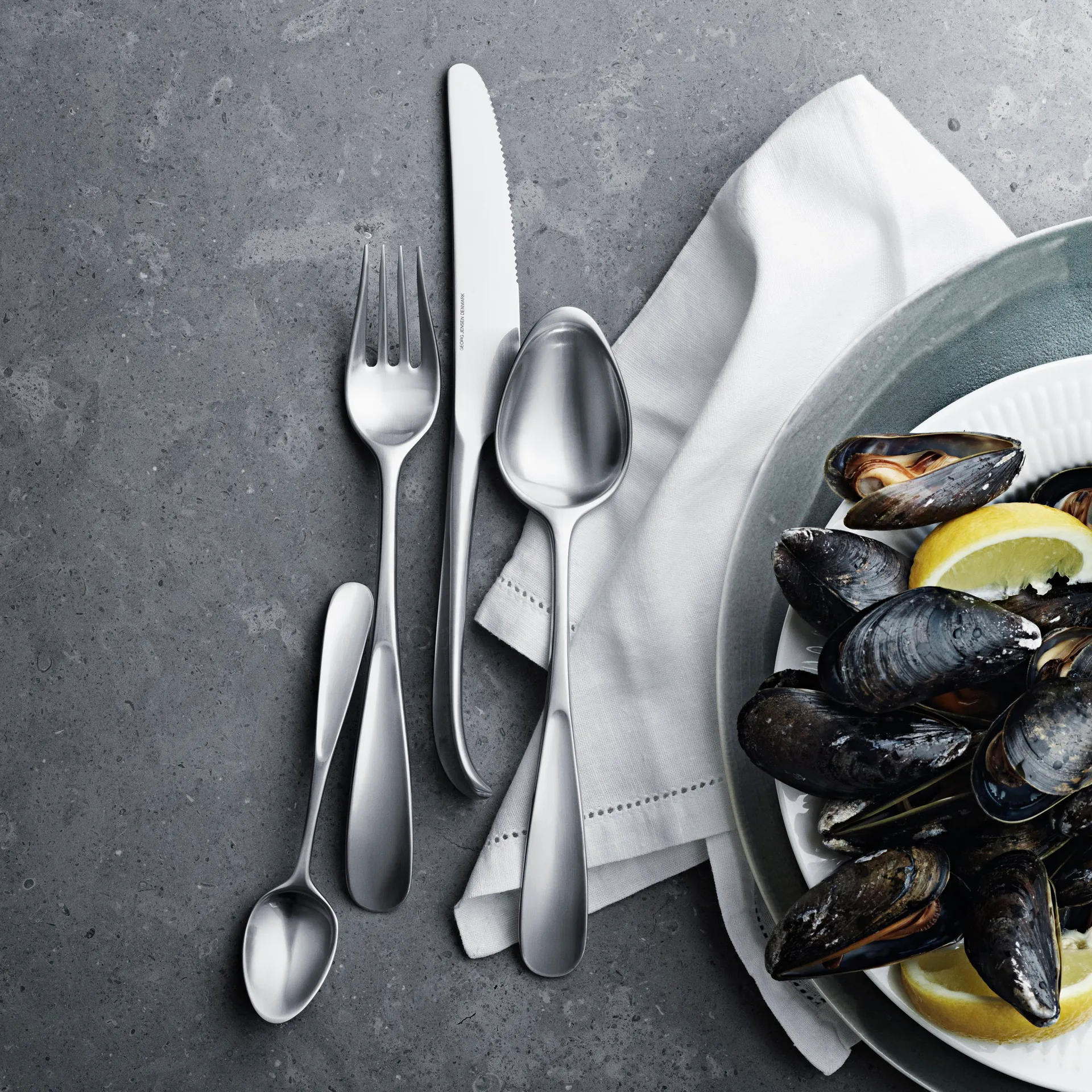 Conjunto de talheres mate Vivianna, 16 unidades Georg Jensen