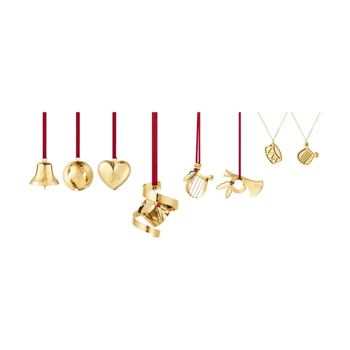conjunto decorativo de 2026 - Ouro, 8 peças - Georg Jensen