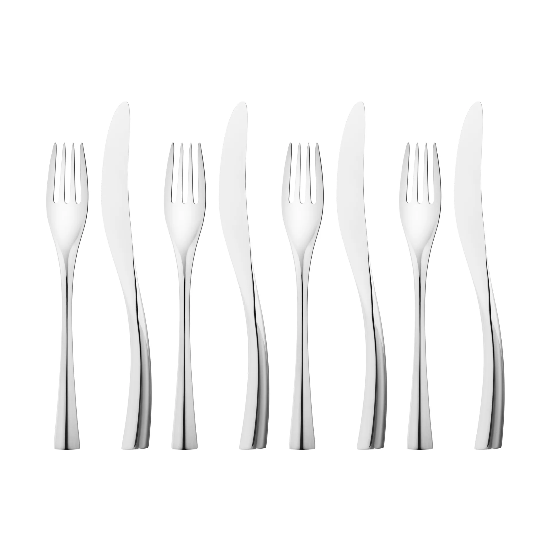 Conjunto talheres Cobra 8 peças , Aço inoxidável Georg Jensen