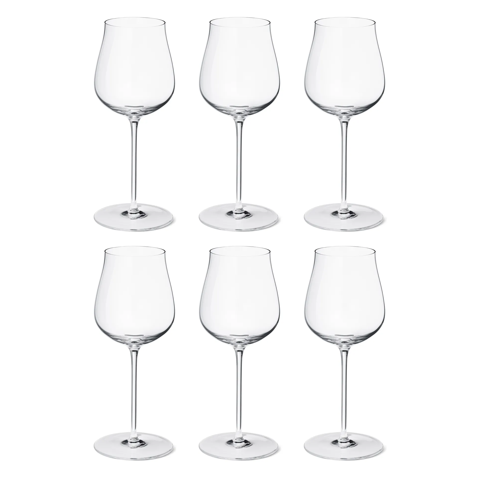 Copo de vinho branco Sky 35 cl, 6 un., cristalino Georg Jensen