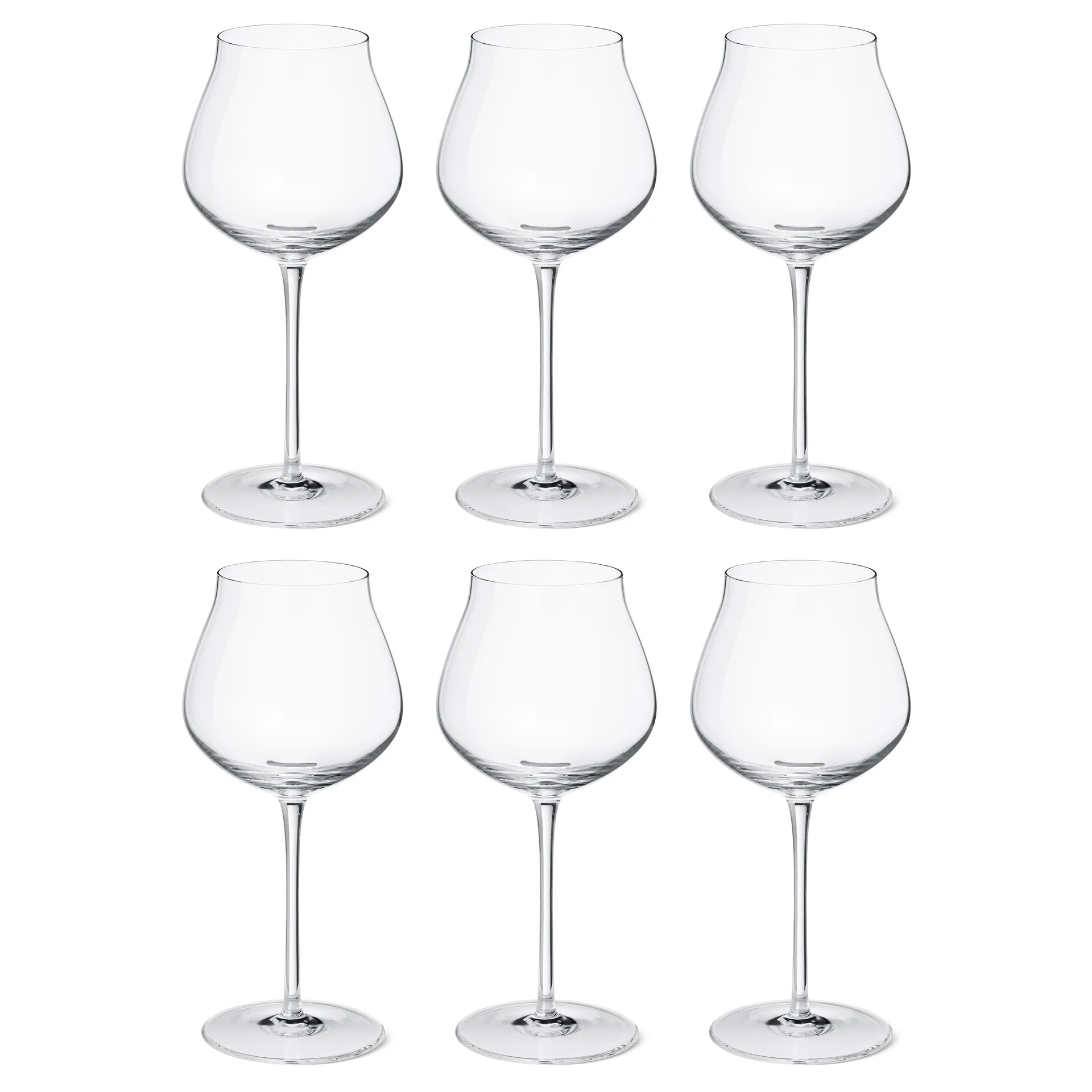 Copo de vinho tinto Sky 50 cl, 6 un., cristalino Georg Jensen
