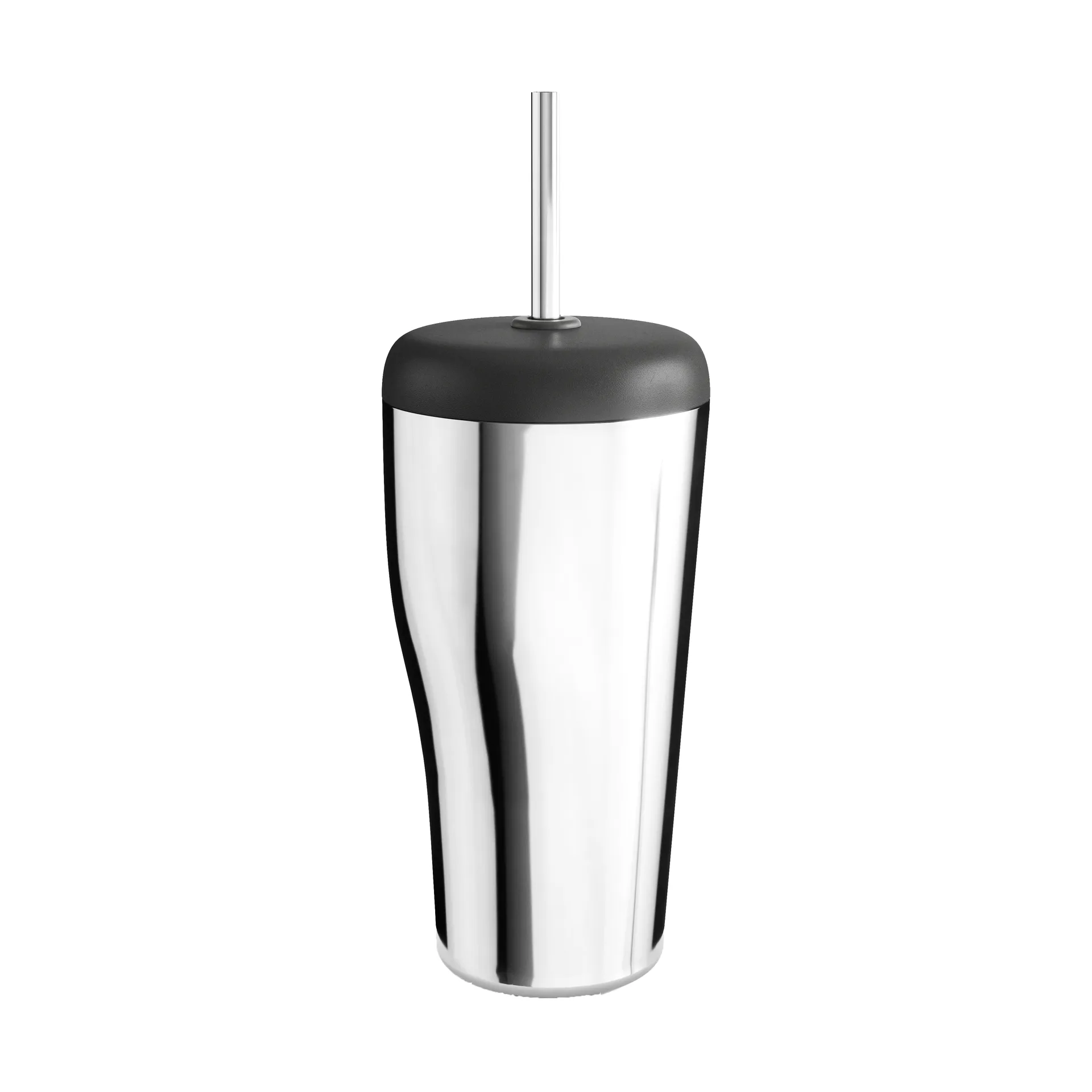 Copo térmico Sky com palhinha 40 cl, Aço inoxidável Georg Jensen