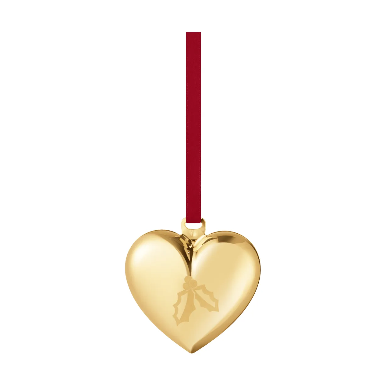 coração de Natal de 2026, ouro Georg Jensen