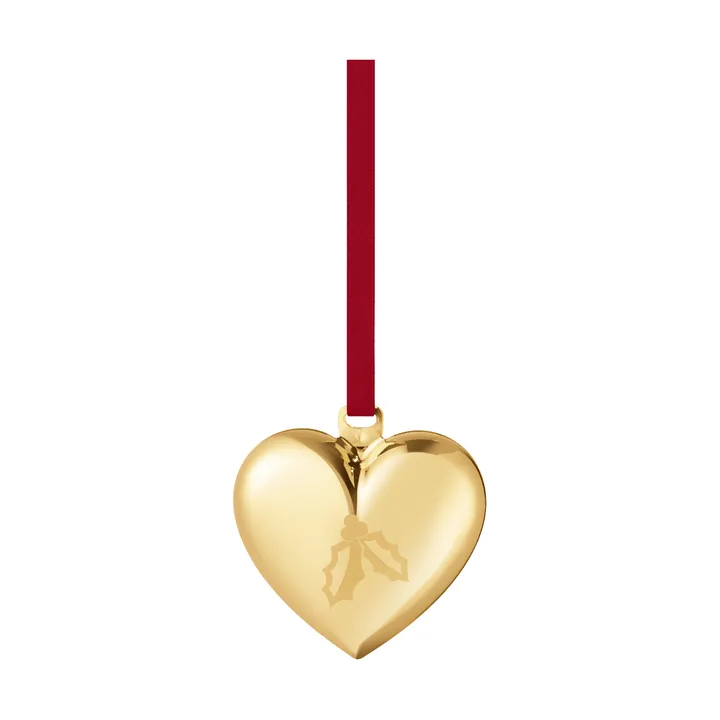 coração de Natal de 2026 - ouro - Georg Jensen
