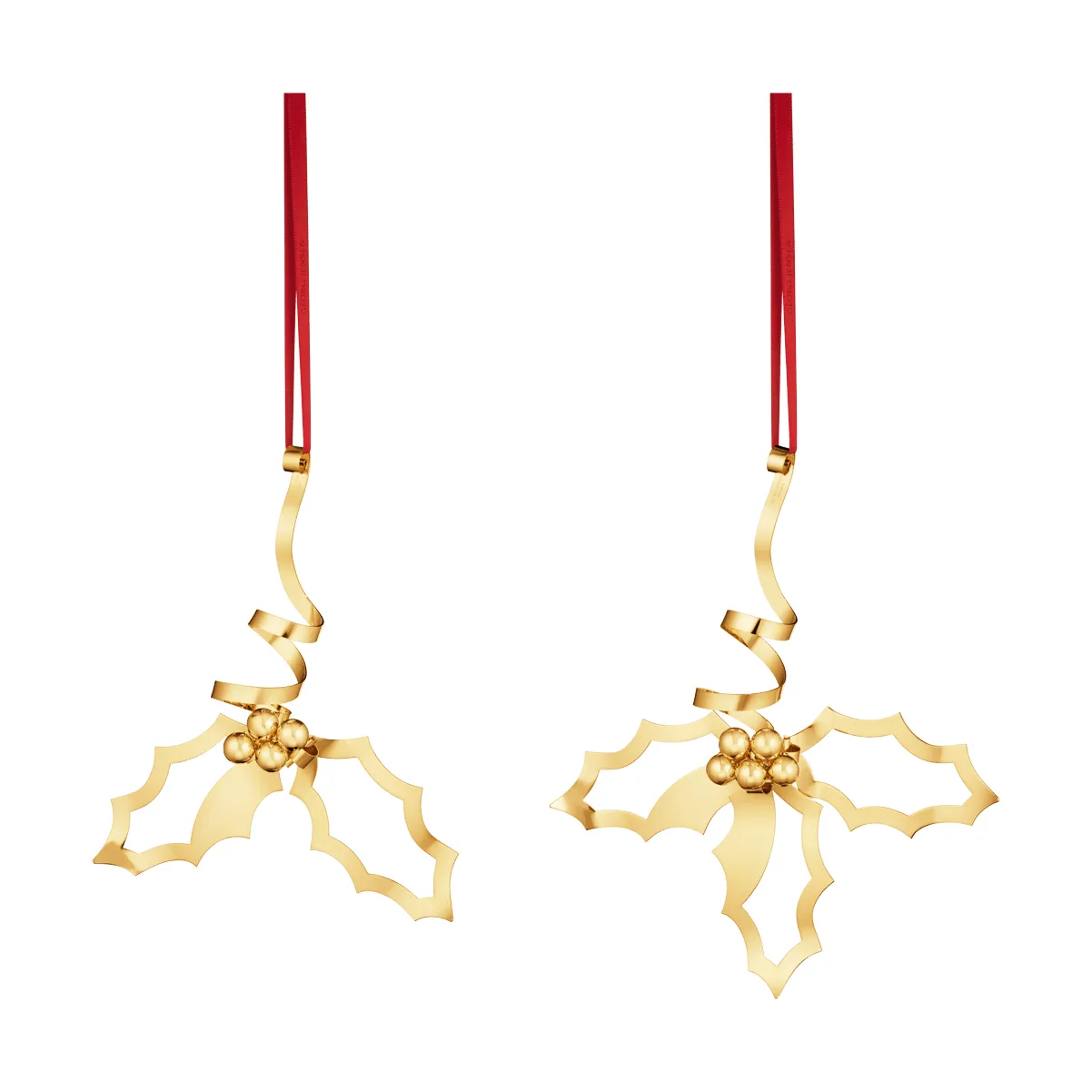 Decoração de Natal de mesa de 2026, Dourado, 2 peças Georg Jensen