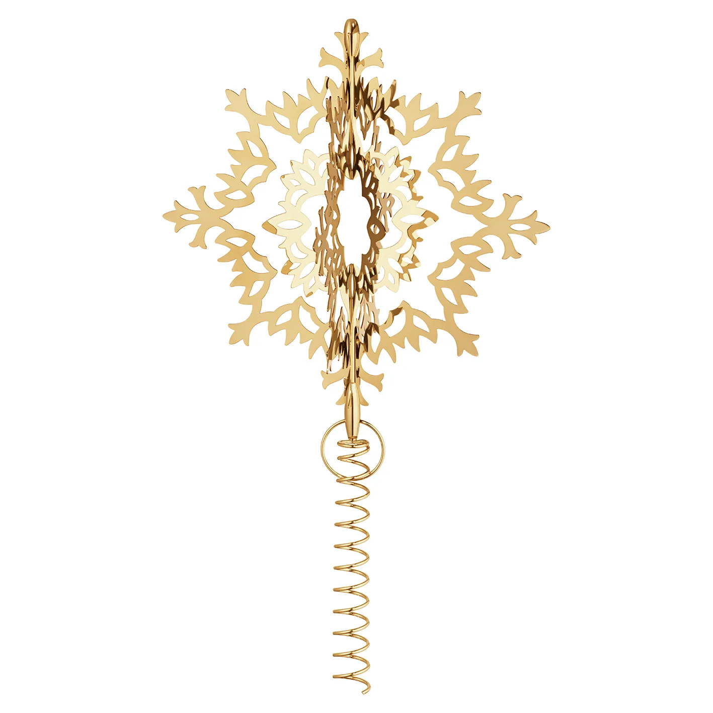 Decoração Ice Flower, Banhado a ouro Georg Jensen