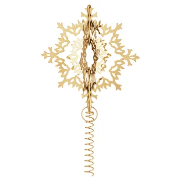 Decoração Ice Flower - Banhado a ouro - Georg Jensen