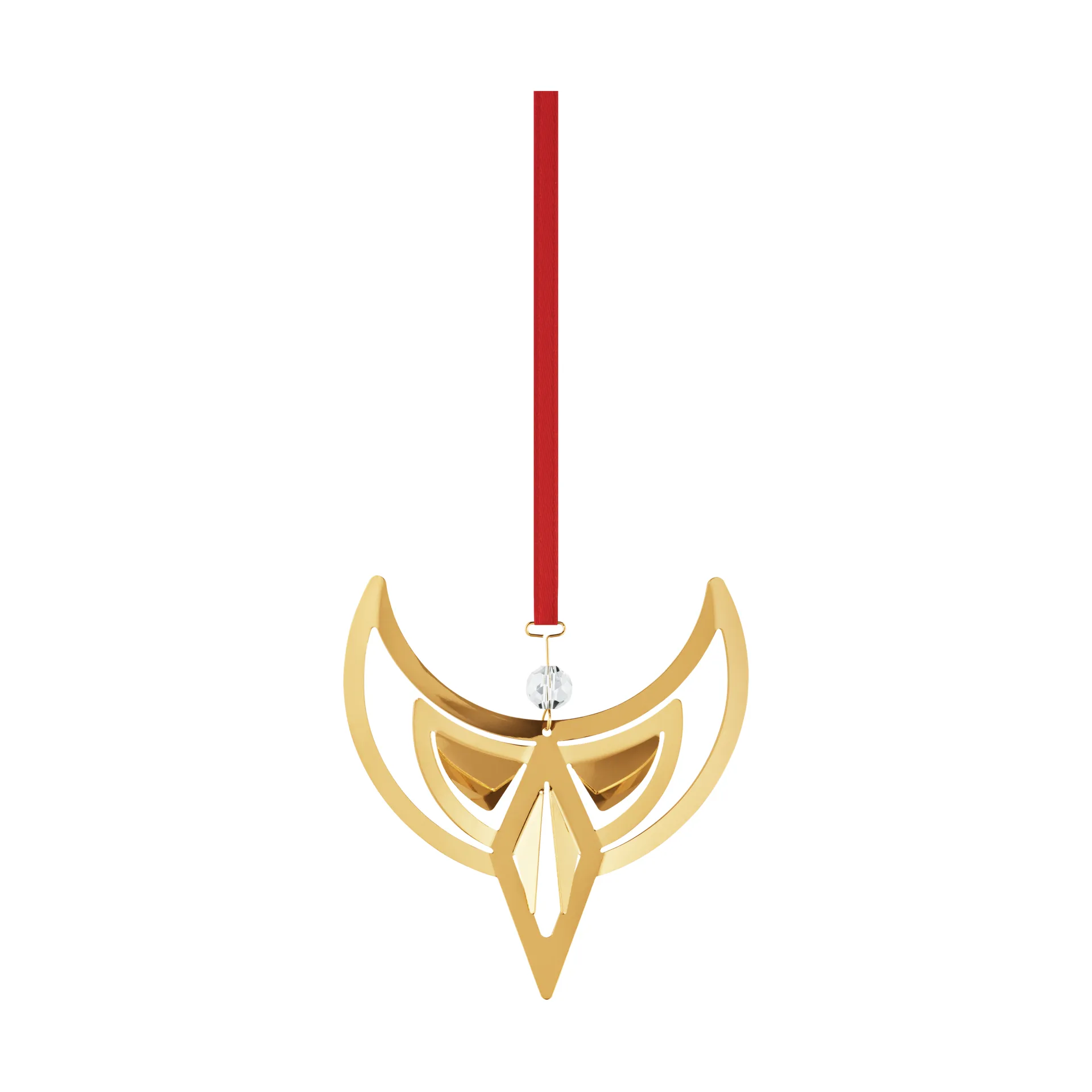 Enfeite de Natal Anjo 2024, Banhado a ouro Georg Jensen