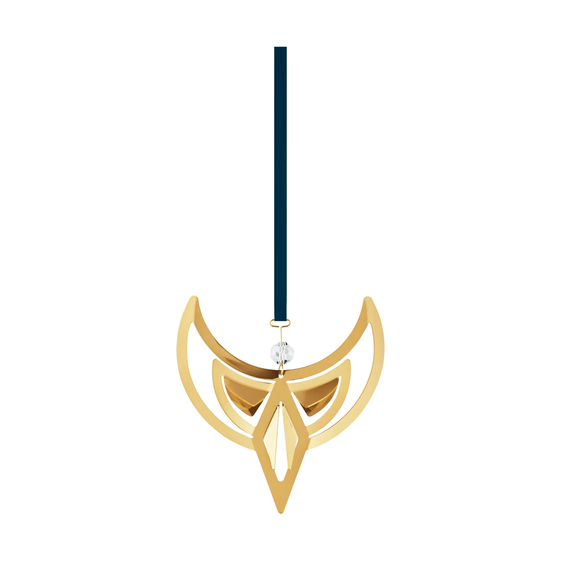 Enfeite de Natal Anjo 2024, Banhado a ouro Georg Jensen