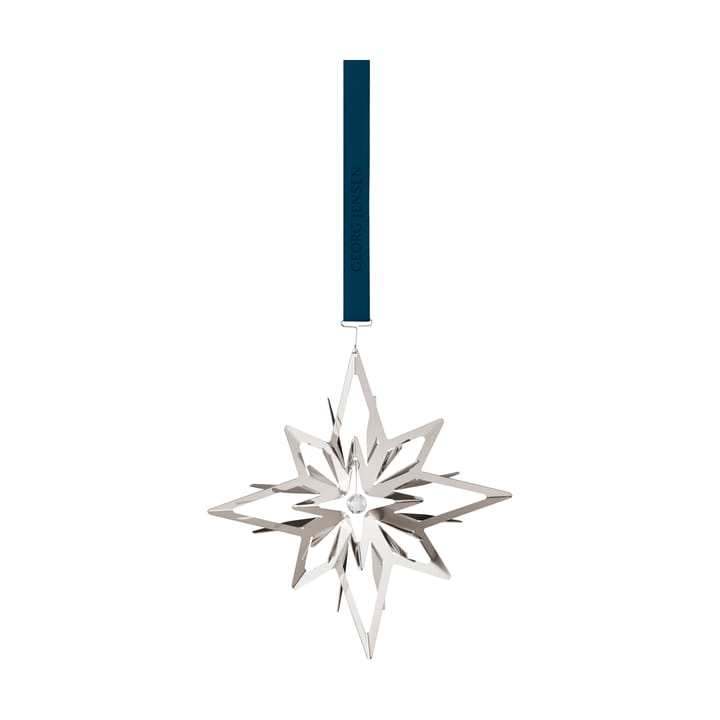 Enfeite de Natal Estrela 2024, Banhado a paládio Georg Jensen