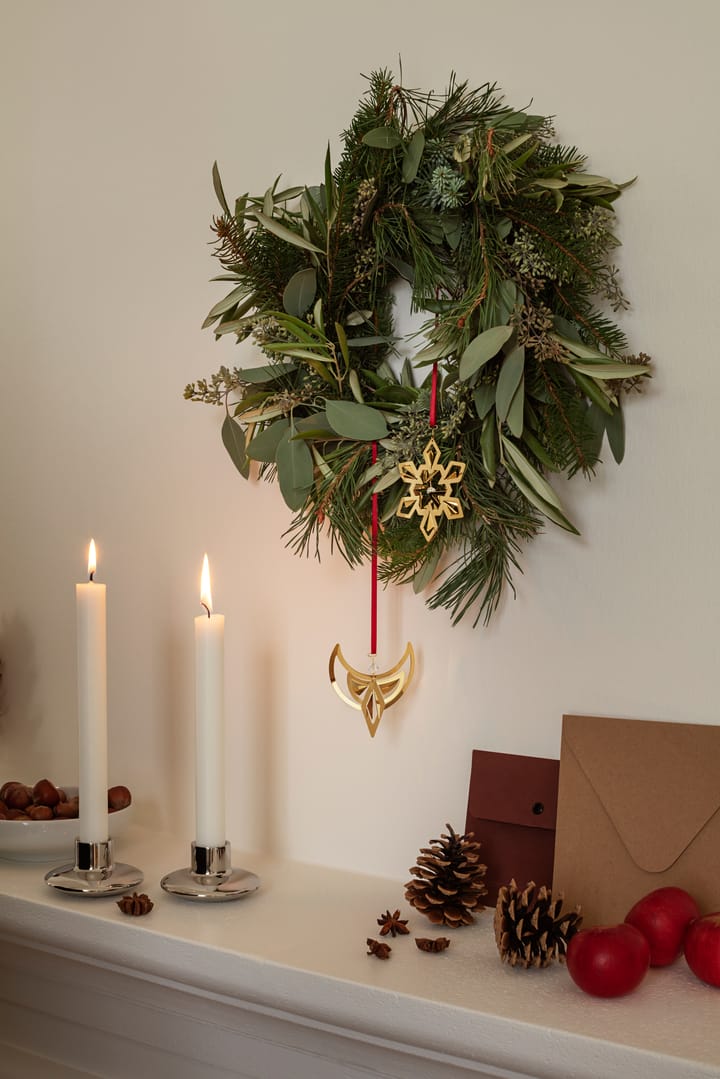 Enfeite de Natal floco de neve 2024, Banhado a ouro Georg Jensen
