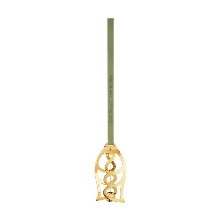 Enfeite de Páscoa Georg Jensen - Tulipa, dourado 18 K, 2026 - Georg Jensen