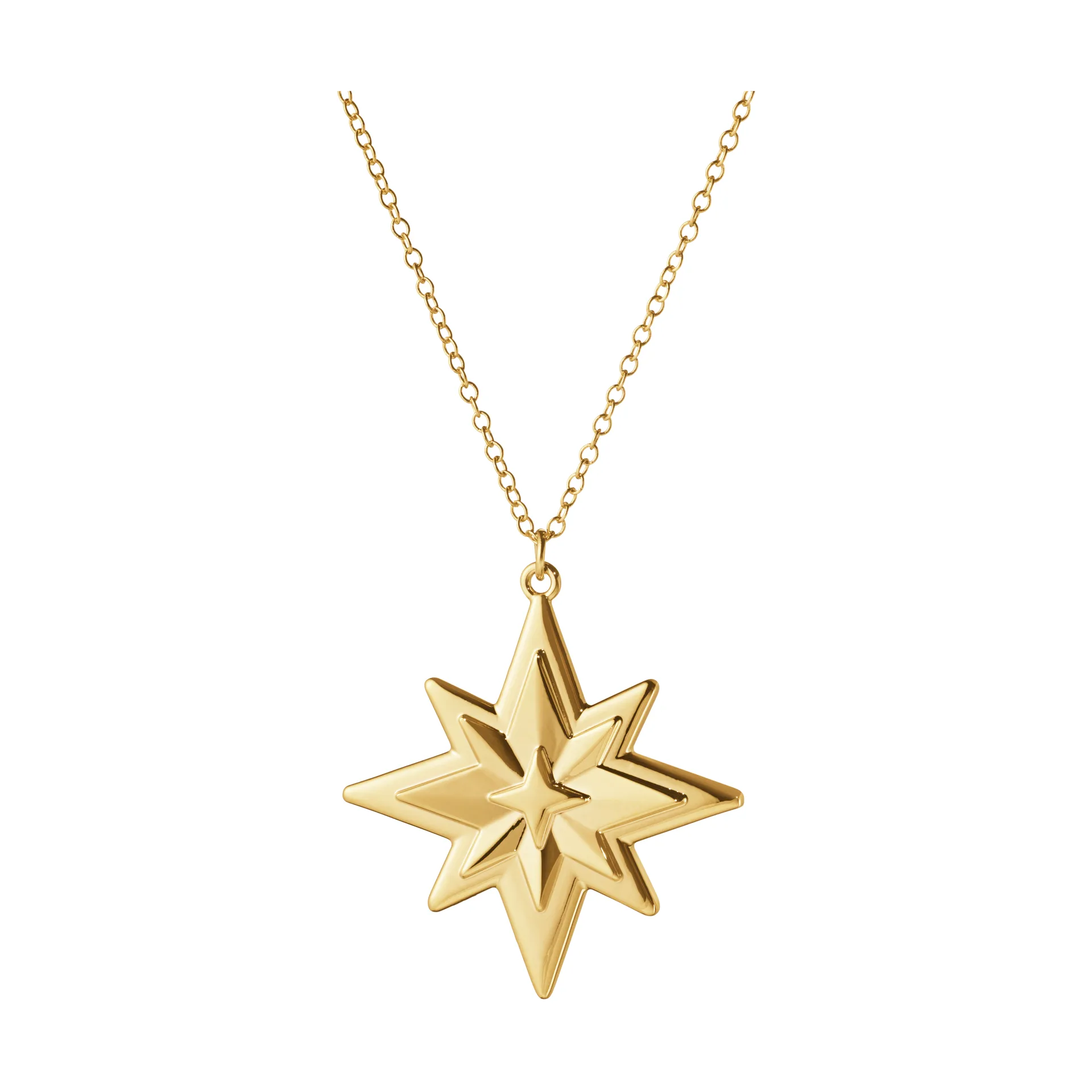 Estrela de Natal 2024, Banhado a ouro Georg Jensen