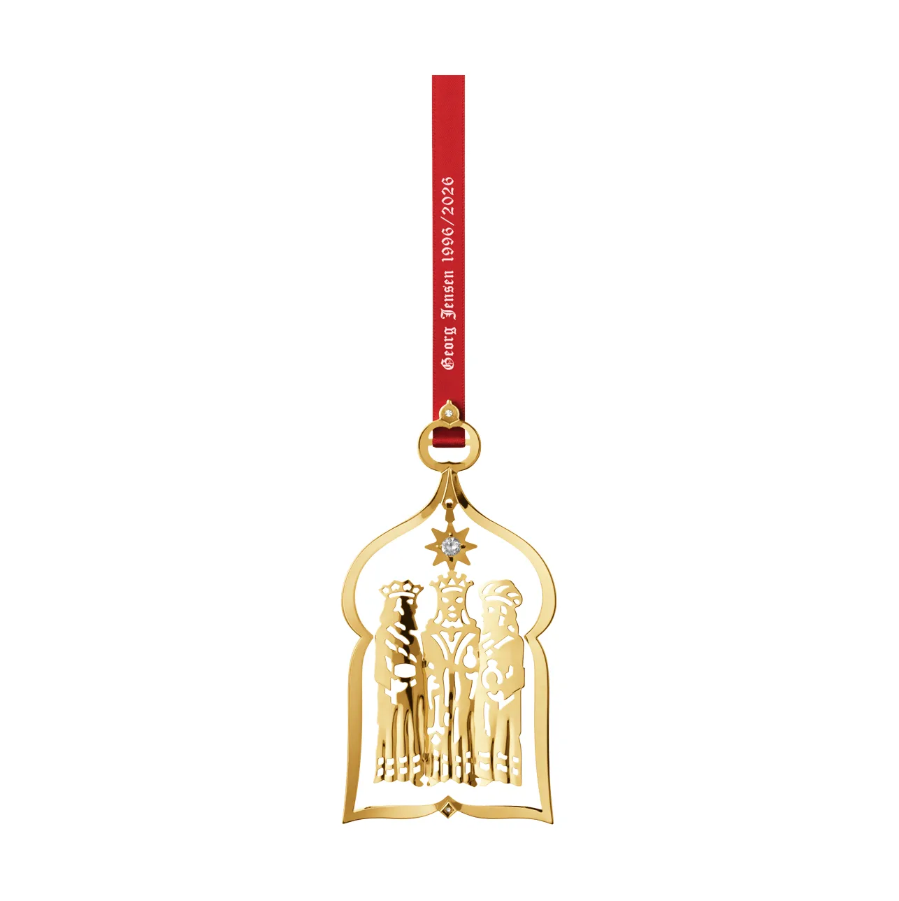 Georg Jensen móbile de aniversário, de 1996, dourado Georg Jensen