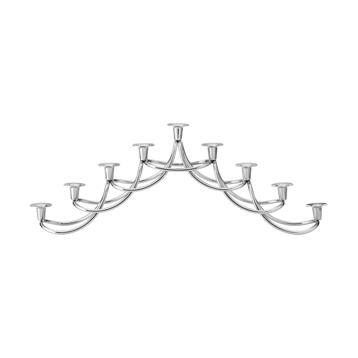 Harmony menorah castiçal  - Aço inoxidável - Georg Jensen