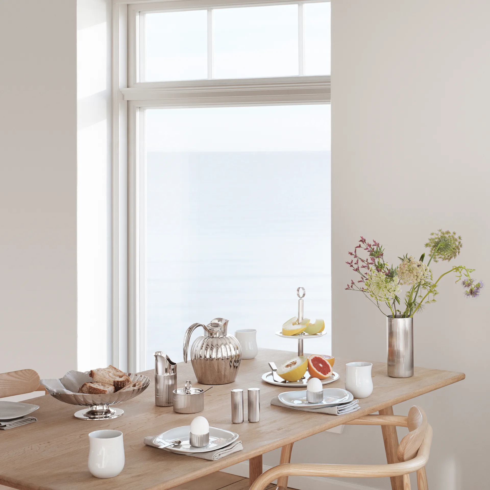 Jarro térmico Bernadotte com fecho de pressão, 0,8 L Georg Jensen