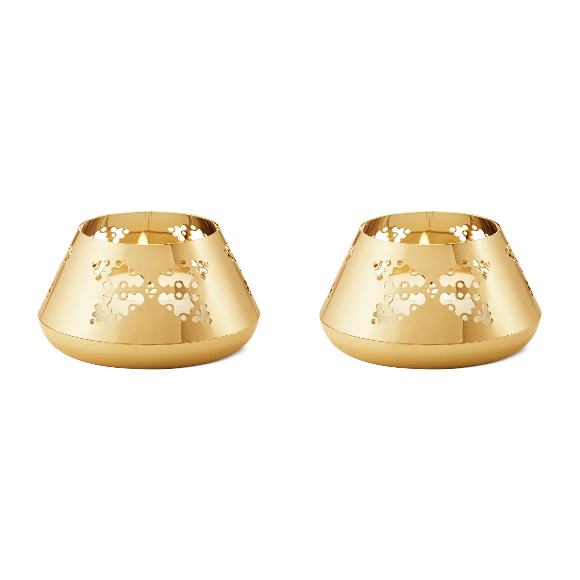 Lanterna 2022 the year's 2 peças, banhado a ouro Georg Jensen
