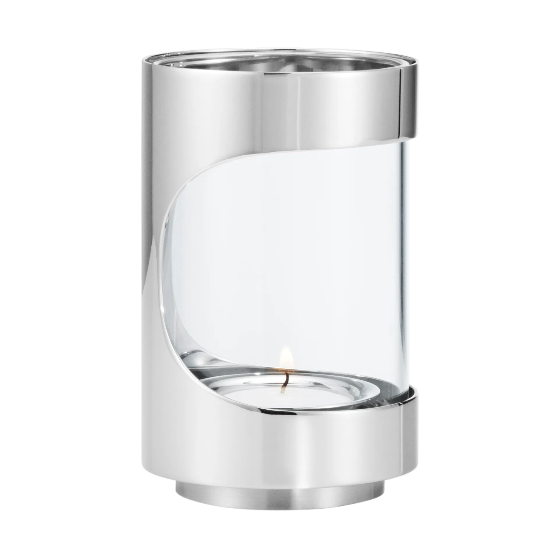 Lanterna Hurricane 12 cm, Aço inoxidável Georg Jensen