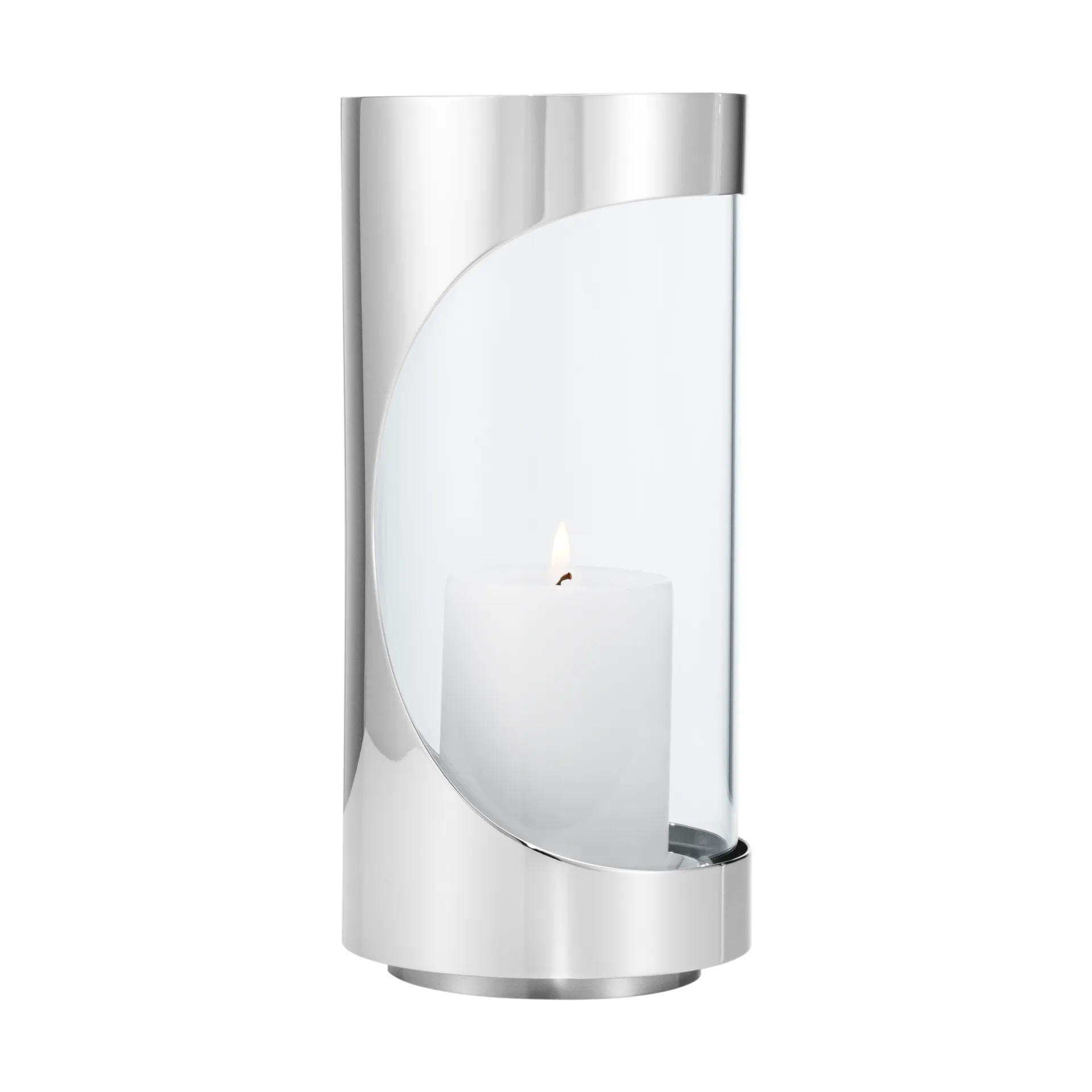 Lanterna Hurricane 22 cm, Aço inoxidável Georg Jensen