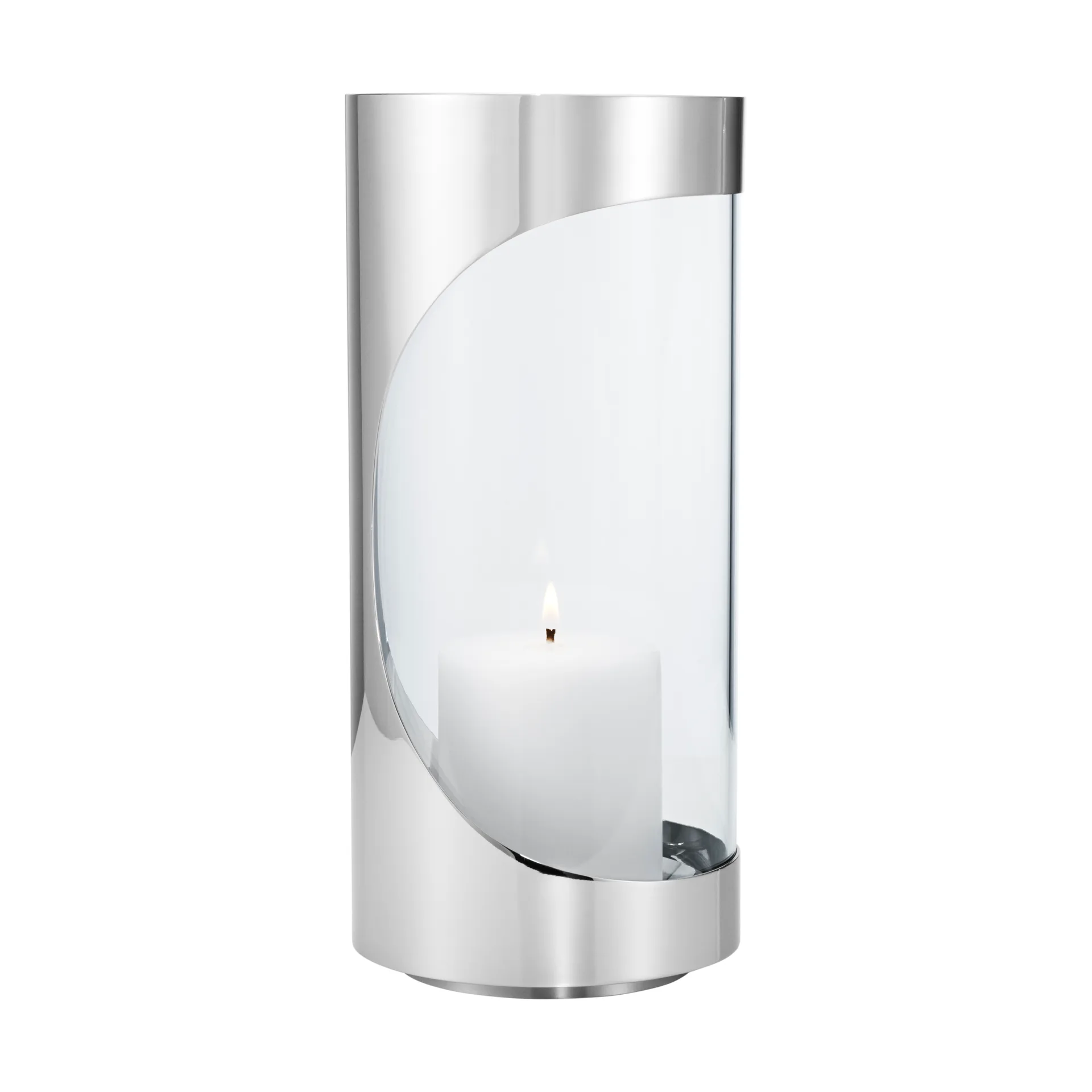 Lanterna Hurricane 28 cm, Aço inoxidável Georg Jensen