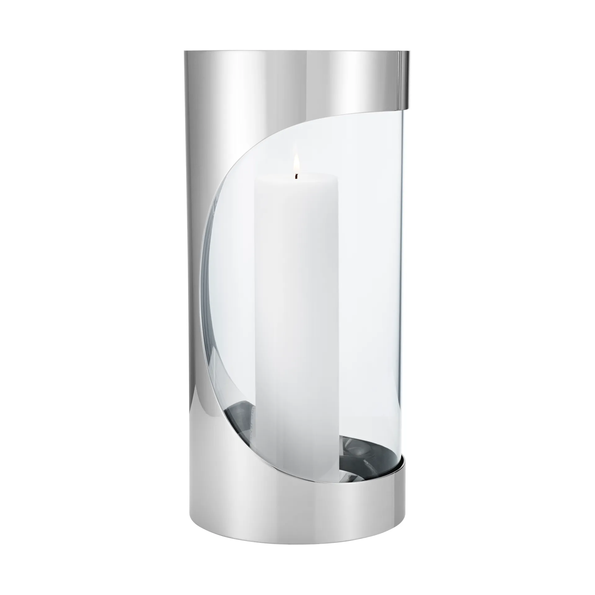 Lanterna Hurricane 33 cm, Aço inoxidável Georg Jensen