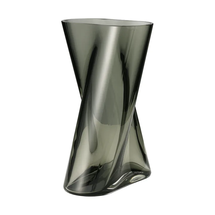 Lituus vaso de vidro - Cinzento, médio - Georg Jensen